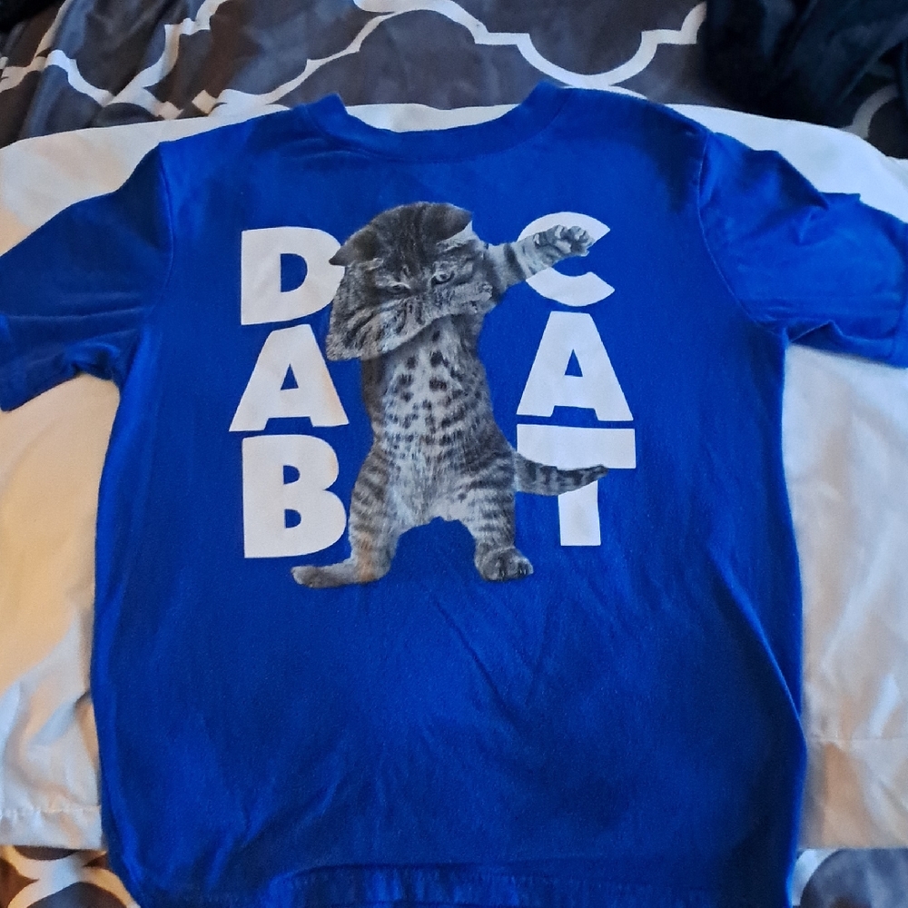 Wonder Nation Blue Dab Cat T-Shirt